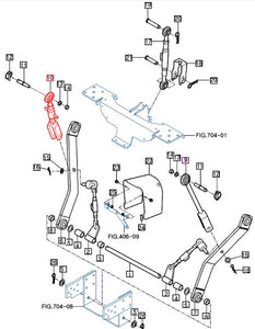 11615208600 - LIFT ROD COMP , RH