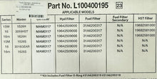 Load image into Gallery viewer, L1004000195 - Filter Kit