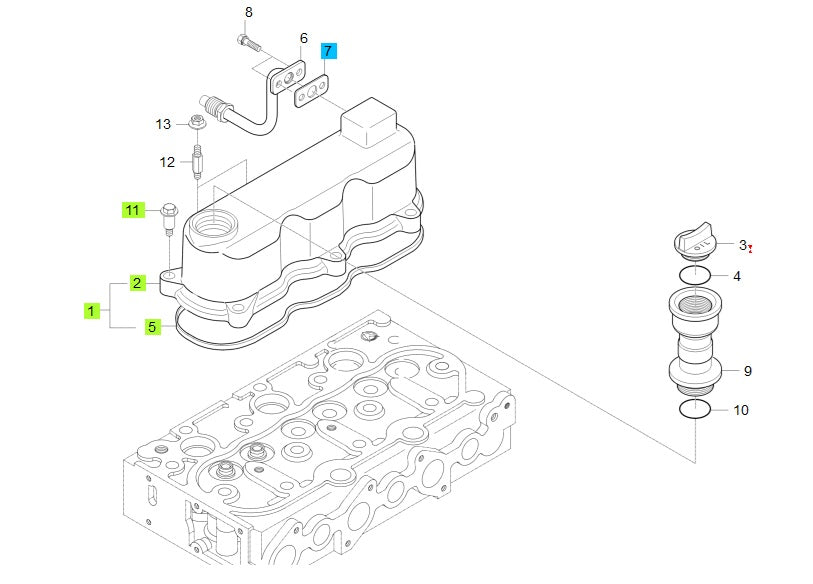 E5752-66642 - AIR BREATHER PIPE GASKET