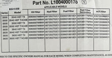 Load image into Gallery viewer, L1004000178 - Filter Kit