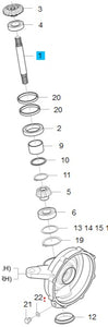 T2350-43462 - Bevel Gear Shaft