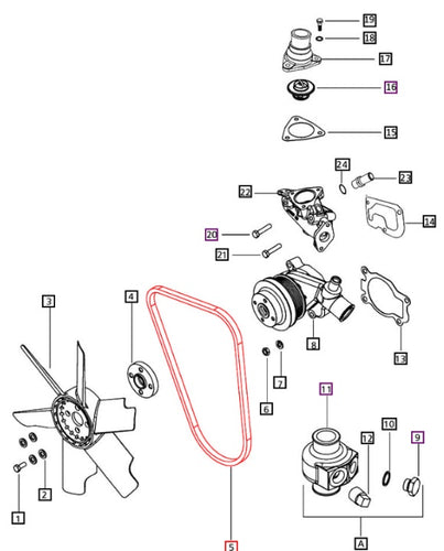 006032677H1 - Belt, Fan