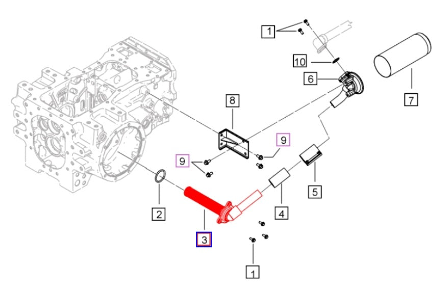 007212634V11 Strainer Element (Hydraulic Suction Strainer Filter