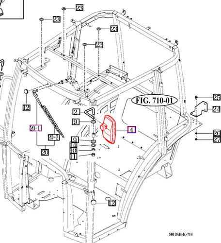 15186313000 - Mirror Assy.