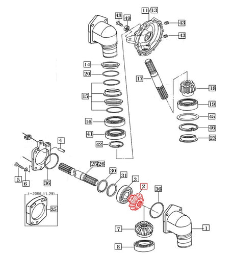 16704340020 - Gear, Bevel 9