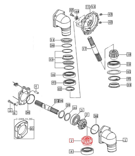 16704340030 - Gear, Bevel 16
