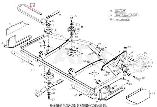 28975 - W88 V-BELT (WOODS)