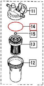 31A6200318 - O-RING (Fuel Filter)