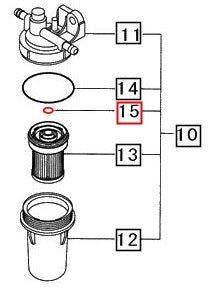 31A6200319 - O-Ring (Fuel Filter)