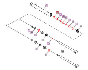 ANS4530 - Seal Kit (Loader - Lift Cylinder) (Check Description for Serial Numbers)