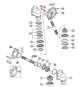 V3042600120 - NUT(For Plow Lamp Mounting) F/411