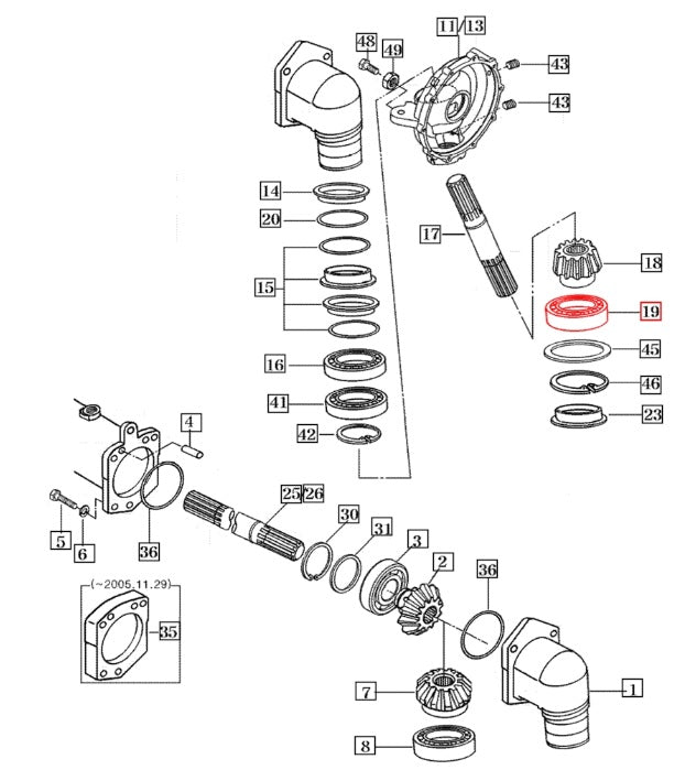V6001106308 - Bearing, Ball (6308HI1) – 4myMahindra.com